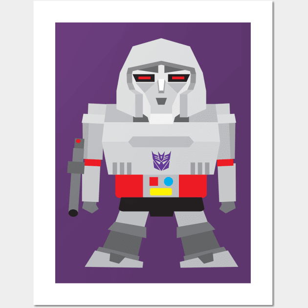 Transformers Megatron Chibi Wall Art by Gemify